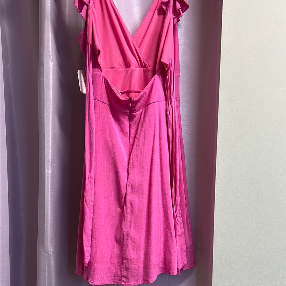 Pink Altar’d State Ruffle Dress NWT - Picture 5 of 8
